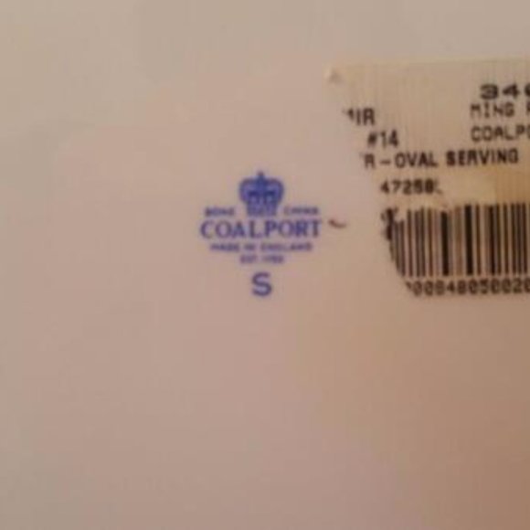 ********  PRICE DROPPED $160   Coalport MING ROSE platter AND dinner plate - Picture 5 of 6